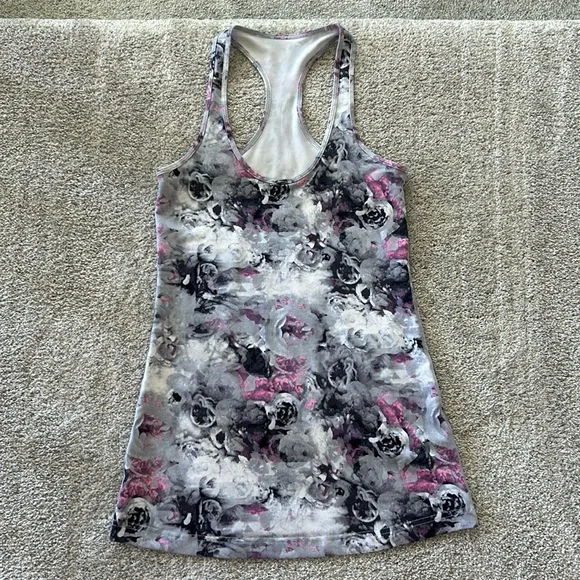 Lululemon Floral Athletic Tank - Picture 1 of 7